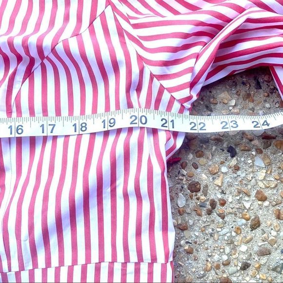 NWT J. Crew Universal Standard Striped Poplin Top - Picture 8 of 10